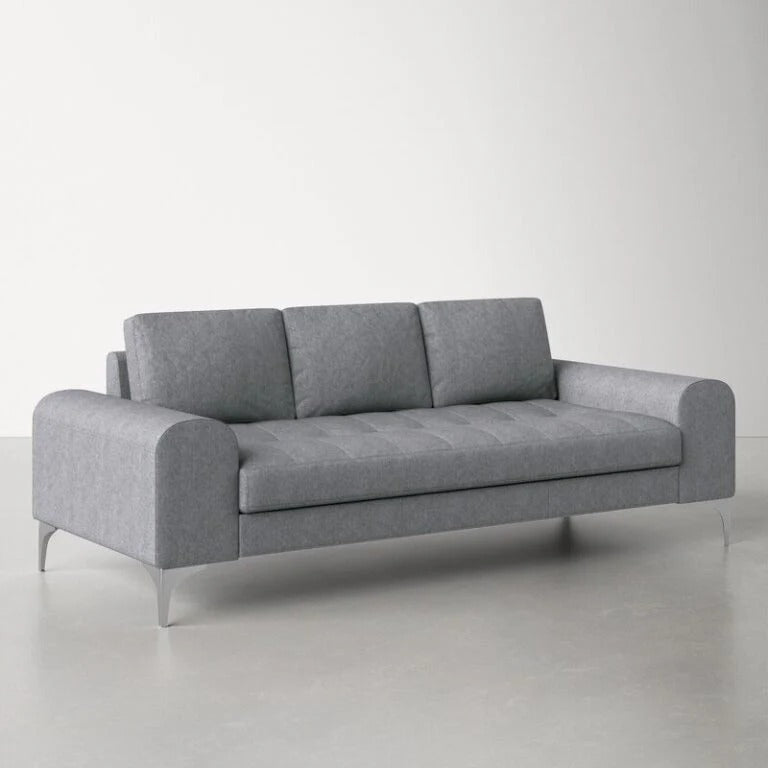 Contemporary 3-Seater Fabric Sofa