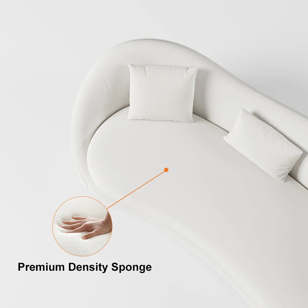 Wavy Freeform Sculptural Sofa