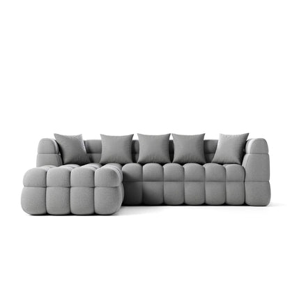 Deep Seating Fabric Sofa and Corner Unit Set