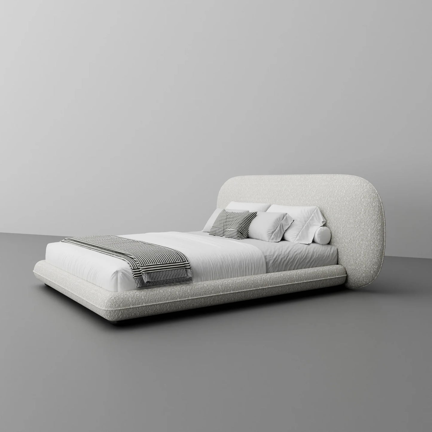 Horizon Rounded Low-Profile Bed