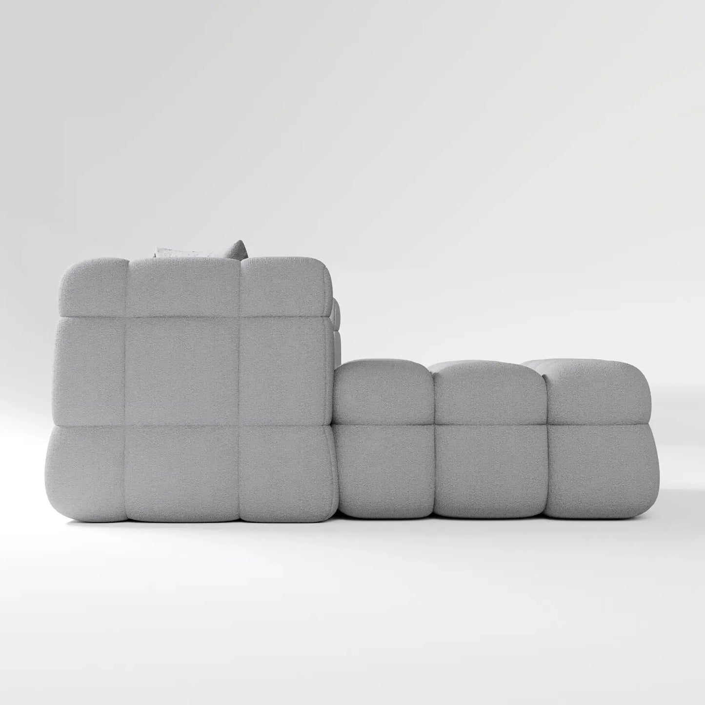 Deep Seating Fabric Sofa and Corner Unit Set