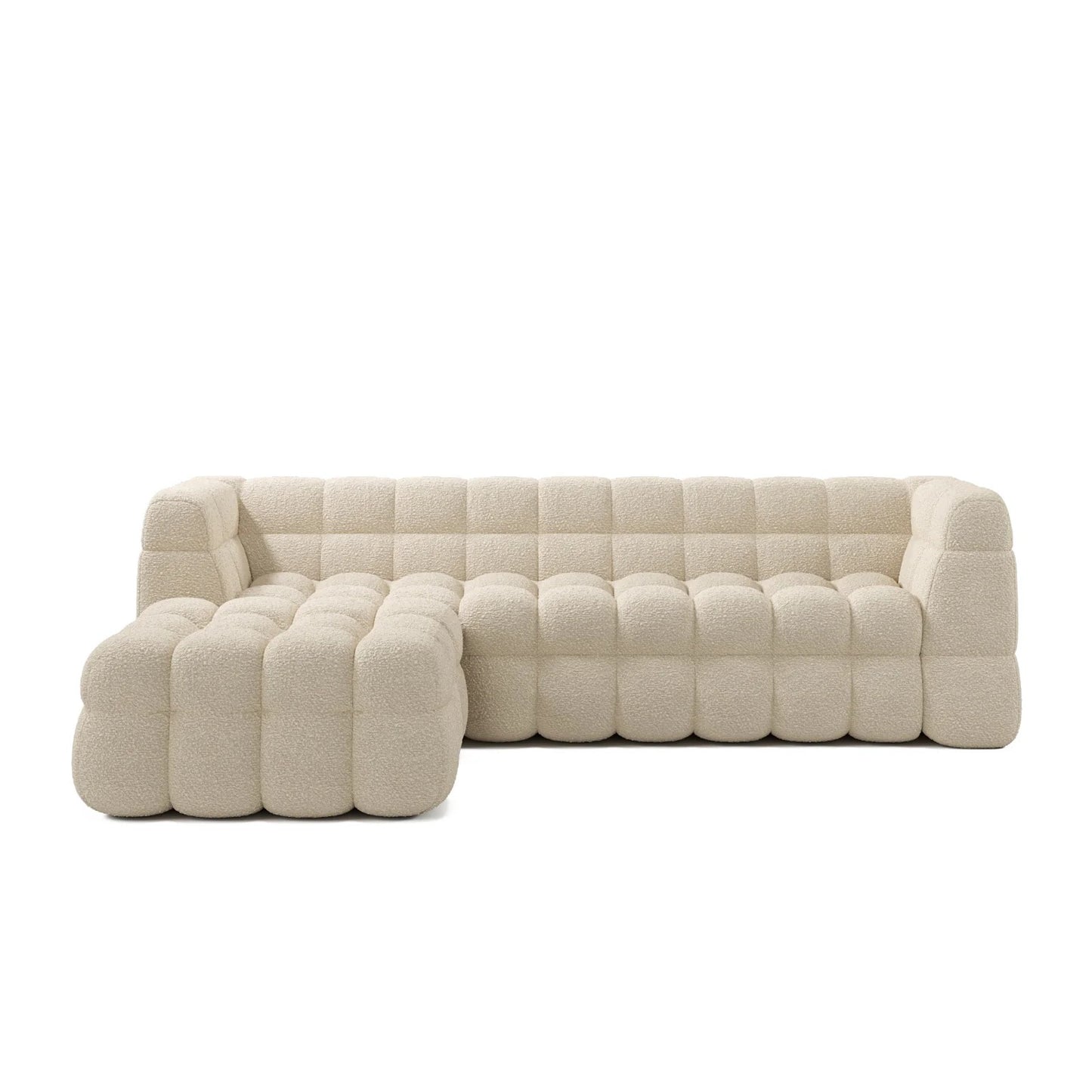 Deep Seating Fabric Sofa and Corner Unit Set