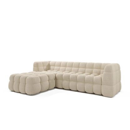 Deep Seating Fabric Sofa and Corner Unit Set
