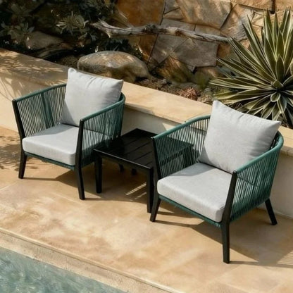 Artisanal Rope Seating Trio