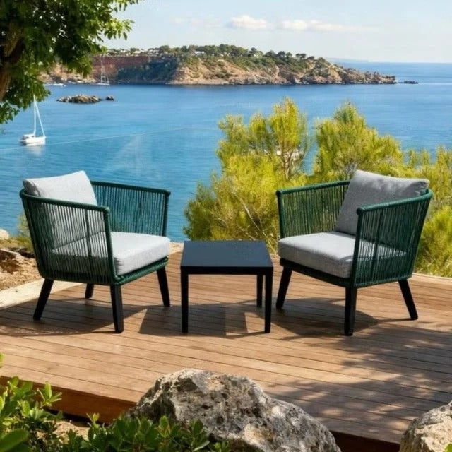 Artisanal Rope Seating Trio