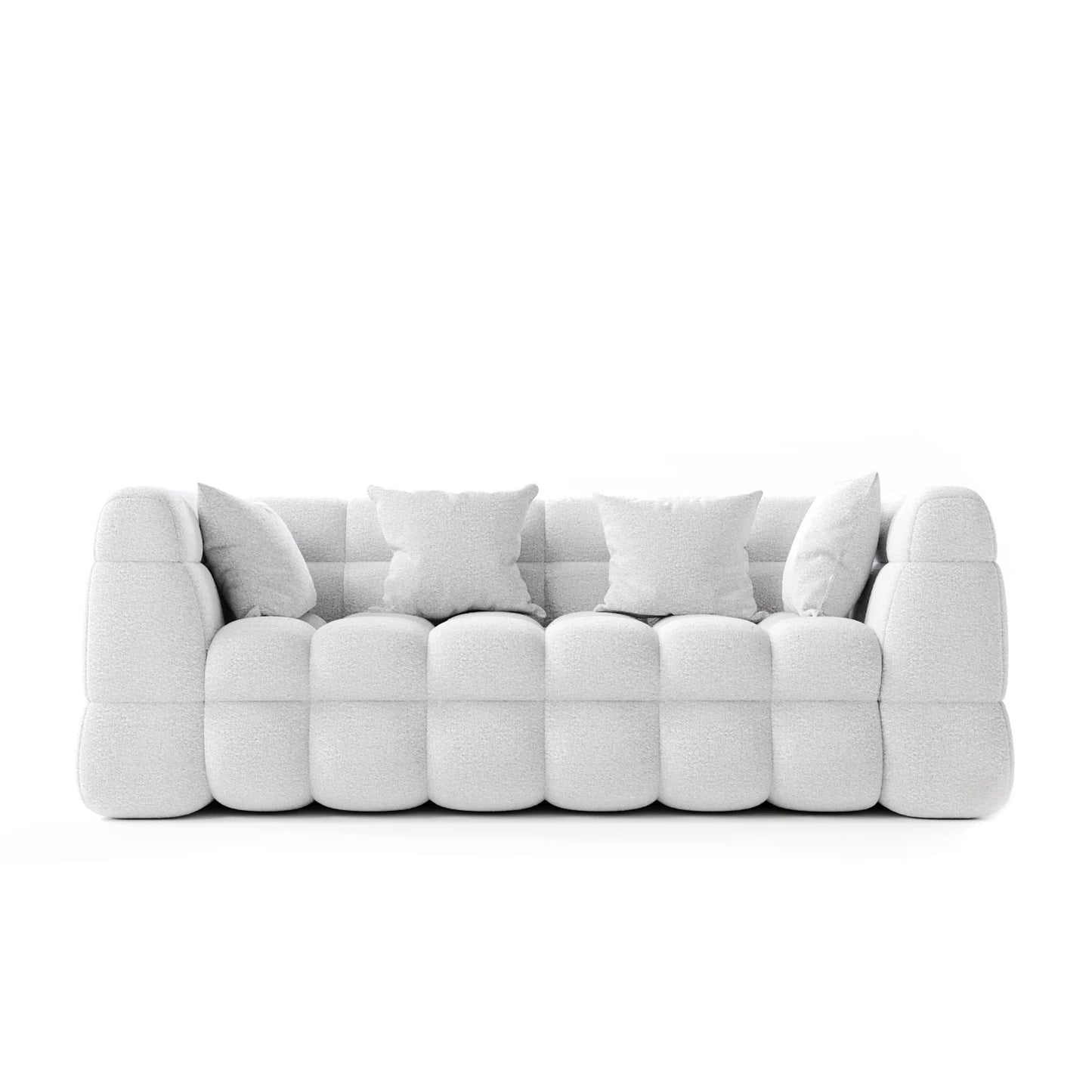 Deep Seating Fabric Sofa and Corner Unit Set