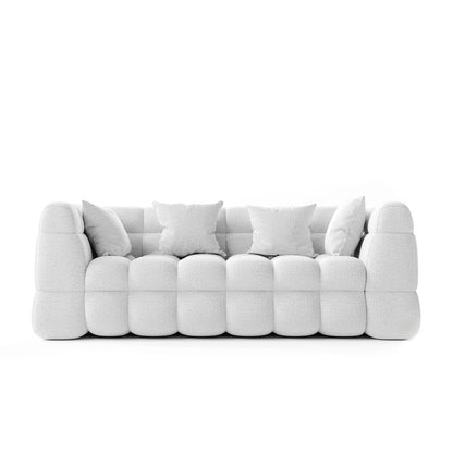 Deep Seating Fabric Sofa and Corner Unit Set