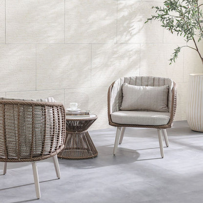 Stylish All Weather Woven Seating Set for Compact Modern Balconies