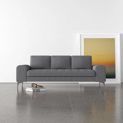 Contemporary 3-Seater Fabric Sofa
