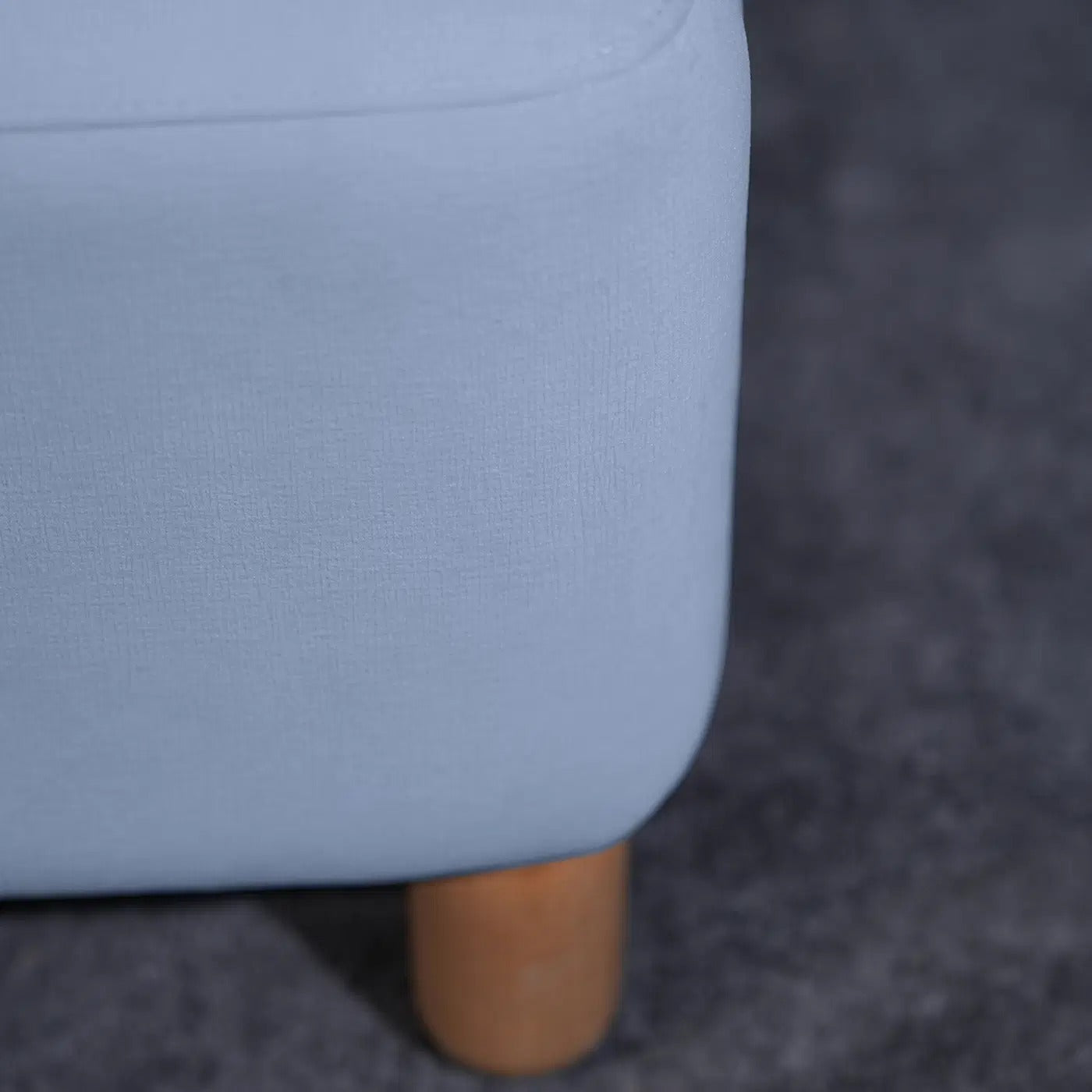 Arched Headboard Velvet Single Bed