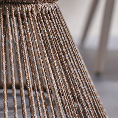 Stylish All Weather Woven Seating Set for Compact Modern Balconies