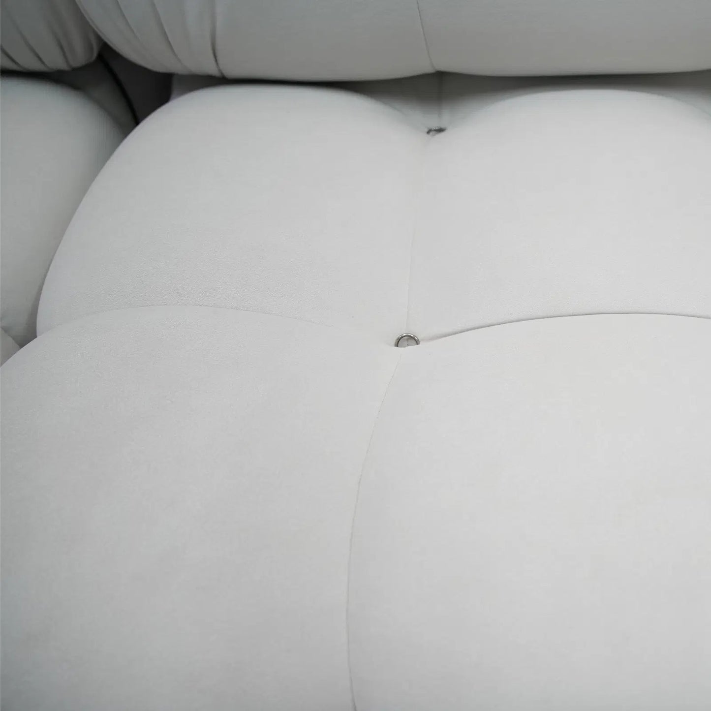 Modern Leather Sectional Sofa Set with Chaise