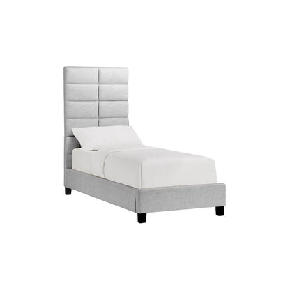 Sovereign Single Bed in Charcoal Velvet