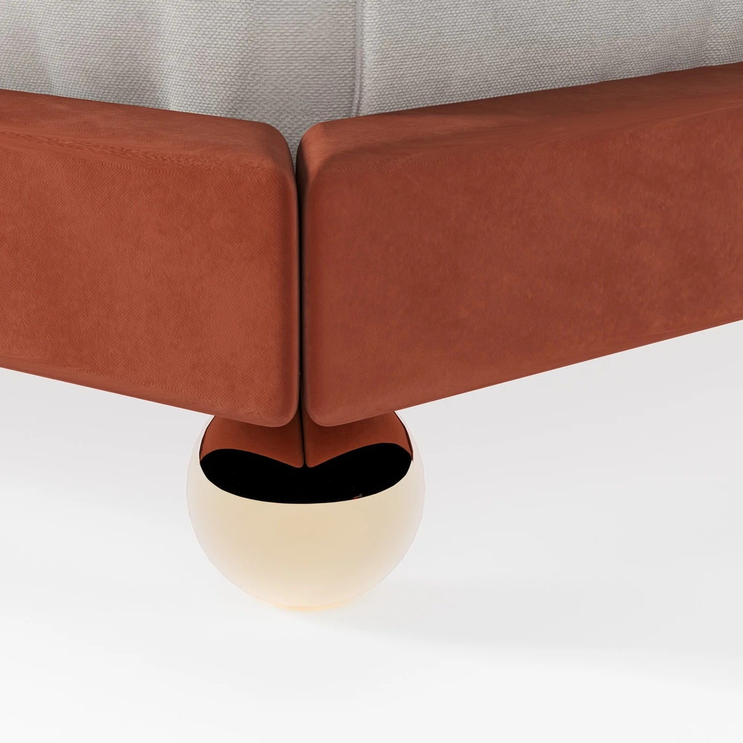 Soft Caramel Basic Size Bed