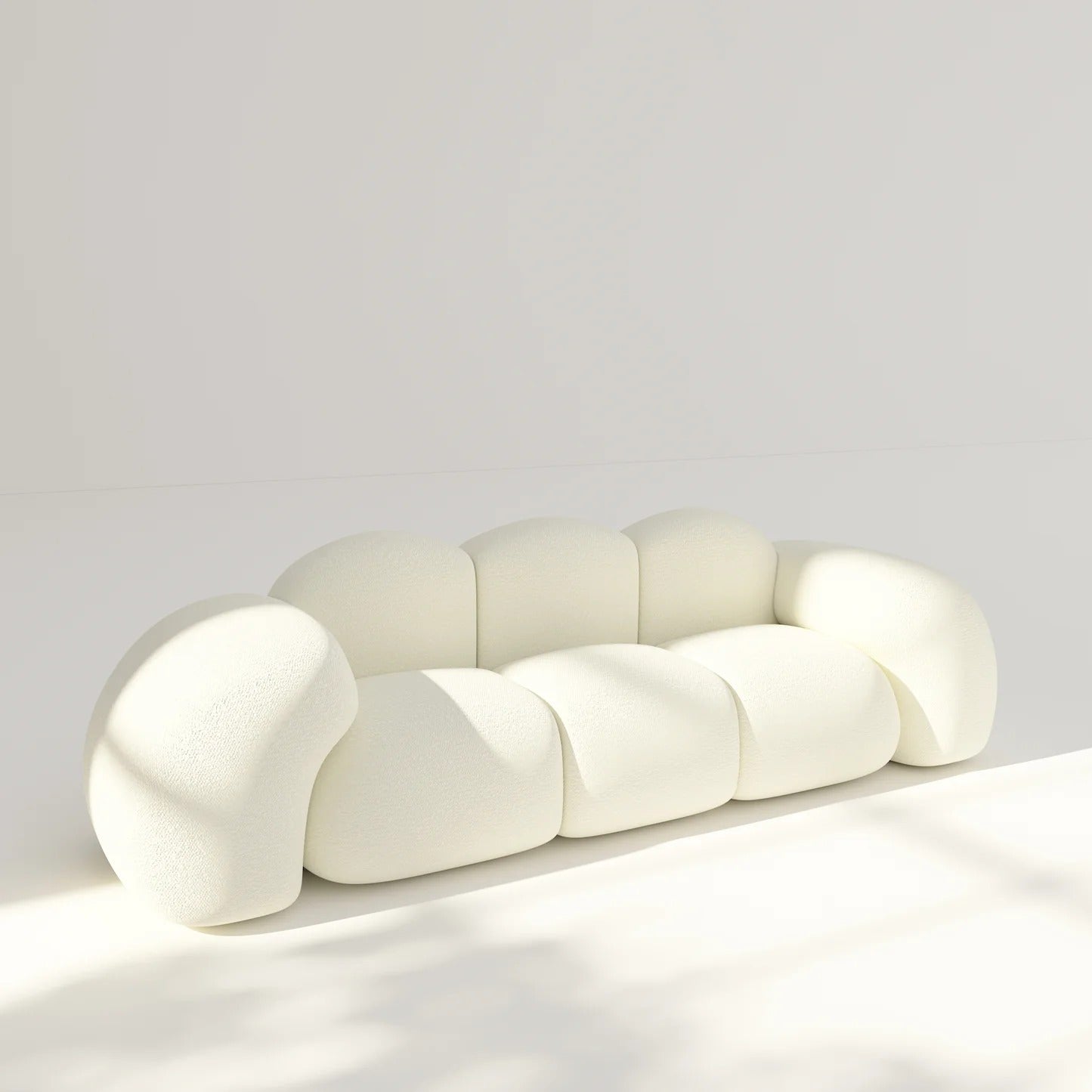 Oversized Modular Sofa and Black Center Table Collection