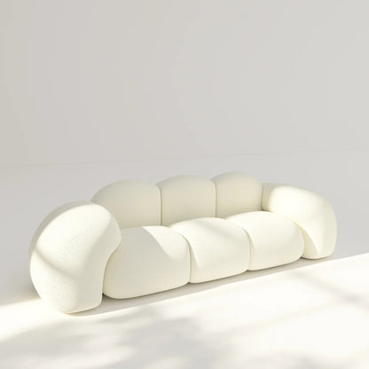 Oversized Modular Sofa and Black Center Table Collection