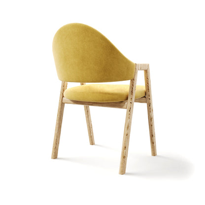 Arc-Support Timber Dining Chair