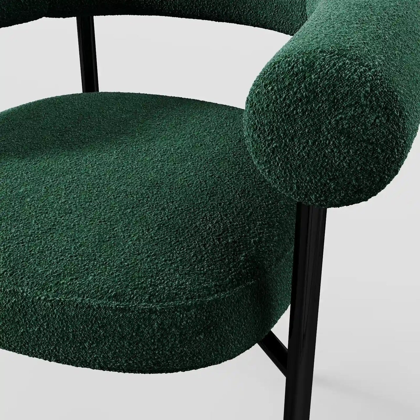 Cylindrical Bolster Dining Chair