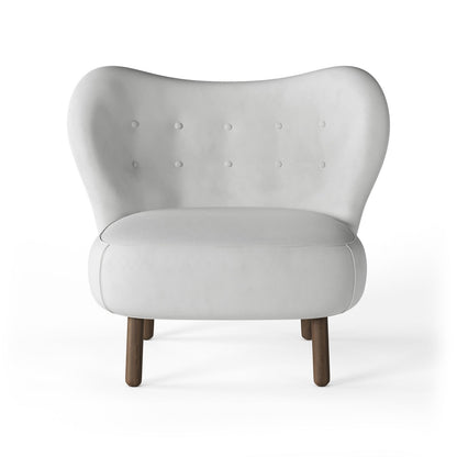 Scandi-Inspired Soft White Bouclé Occasional Arm Chair