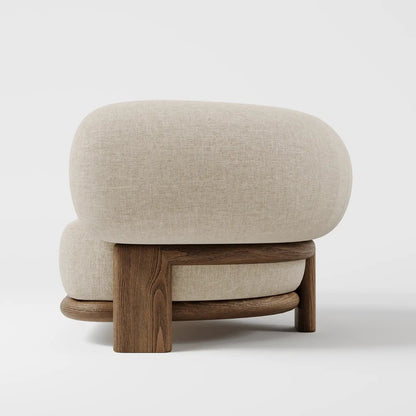 TLow-Profile Sculptural Armchair