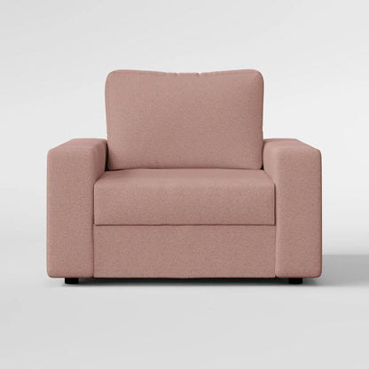 Sleek Boxy Accent Arm Chair