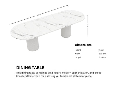 РОСКОШНЫЙ ОБЕДЕННЫЙ СТОЛ