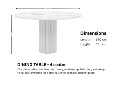 LUXURY DINING TABLE 4-SEATER