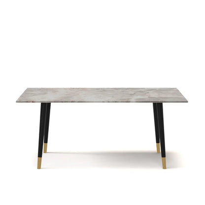 The Noir Ribbed Table: Modern Architectural Pedestal in Dark Stained Oak