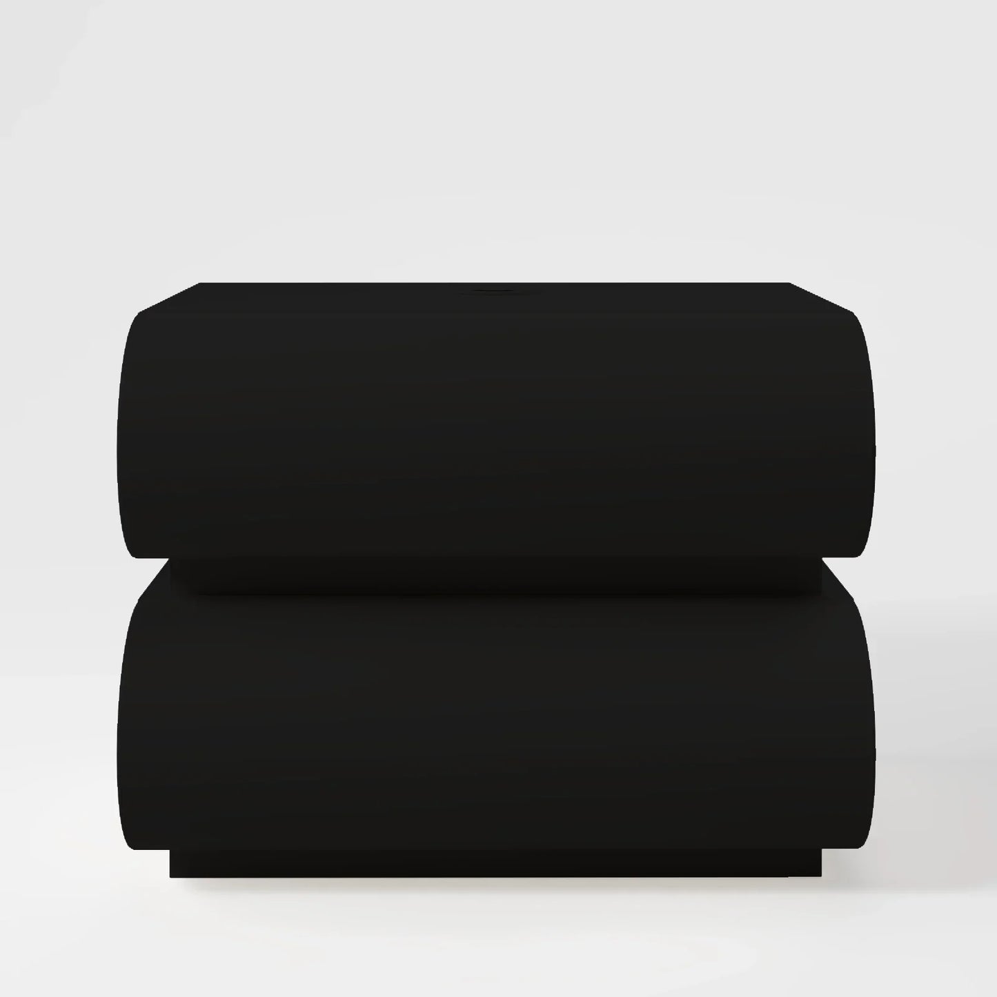 Arctic Capsule High Gloss Bedside Table