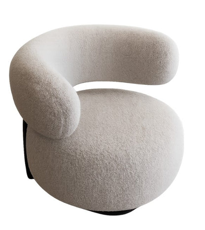 Celeste Boucle Swivel Armchair