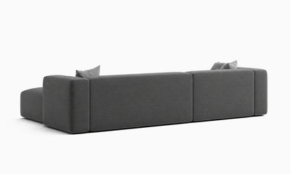 Mesa 330cm sectional sofa, finished back view