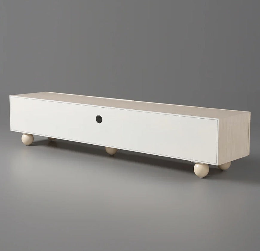Back of Miro TV unit with cable hole