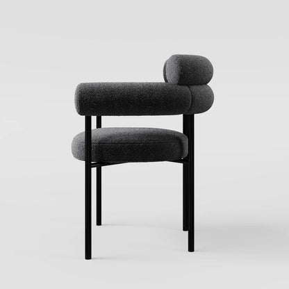 Cylindrical Bolster Dining Chair