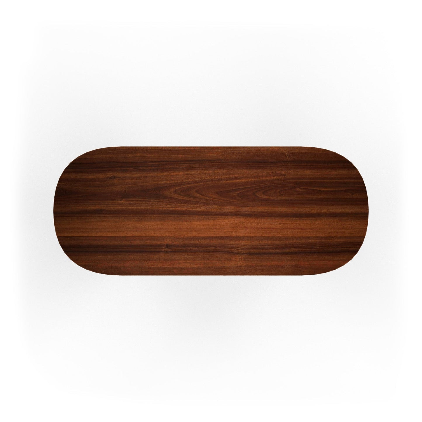 The Augustus Oval Table: Modern Architectural Centerpiece in Fluted Oak