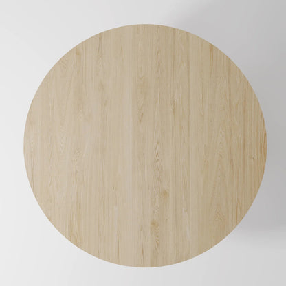 The Monolith Round Table: Modern Brutalist Centerpiece in Textured Grey Stone