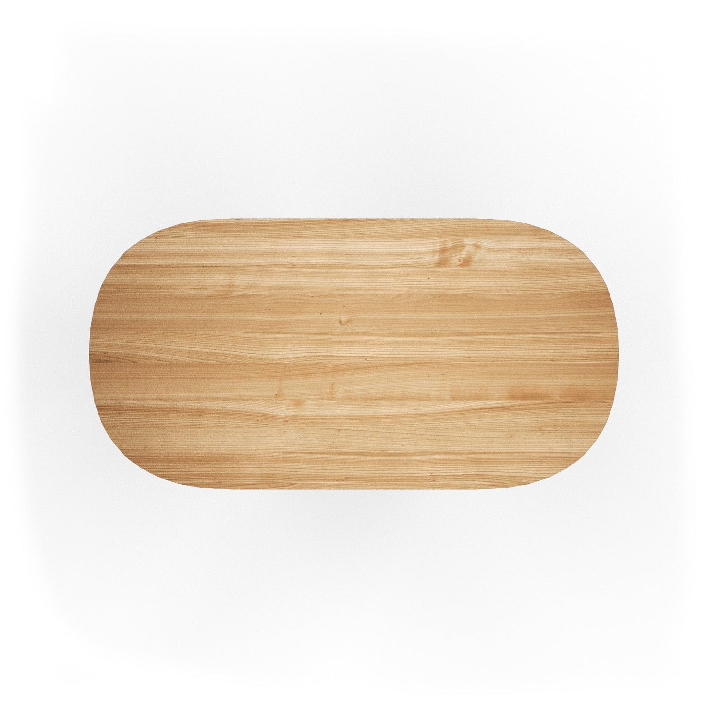 The Augustus Oval Table: Modern Architectural Centerpiece in Fluted Oak