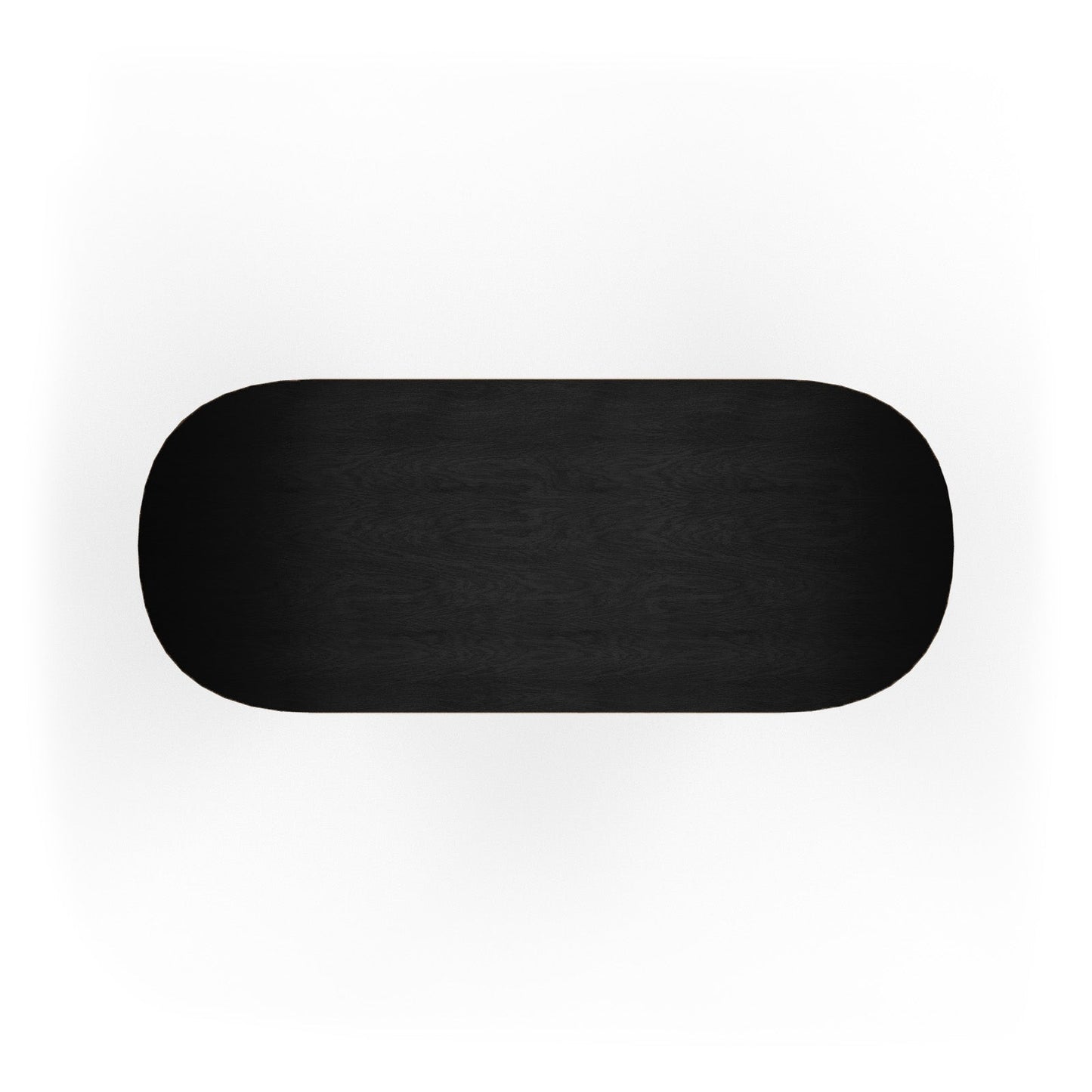 The Augustus Oval Table: Modern Architectural Centerpiece in Fluted Oak