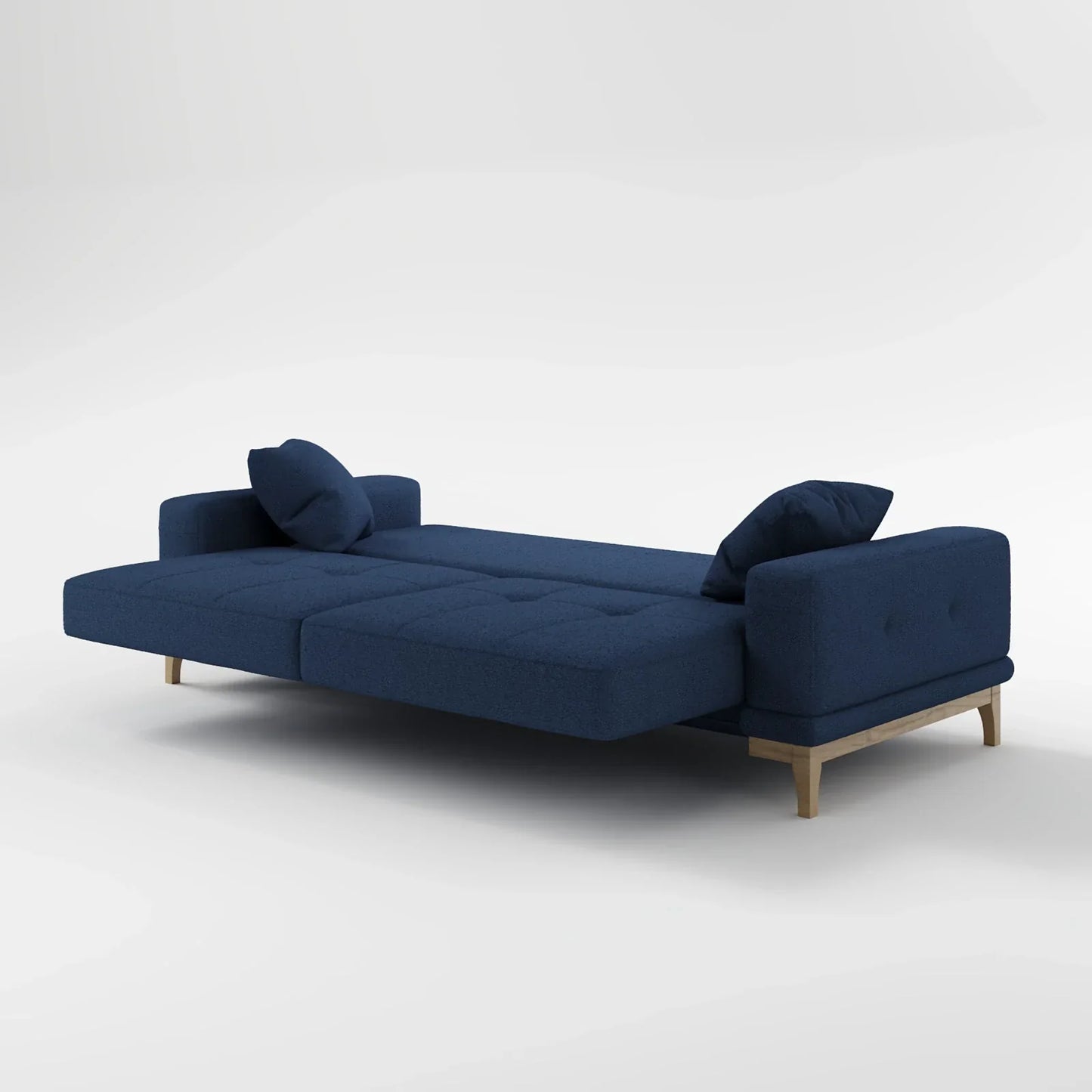 Sage Tufted 2-Seater Convertible Sofa Bed