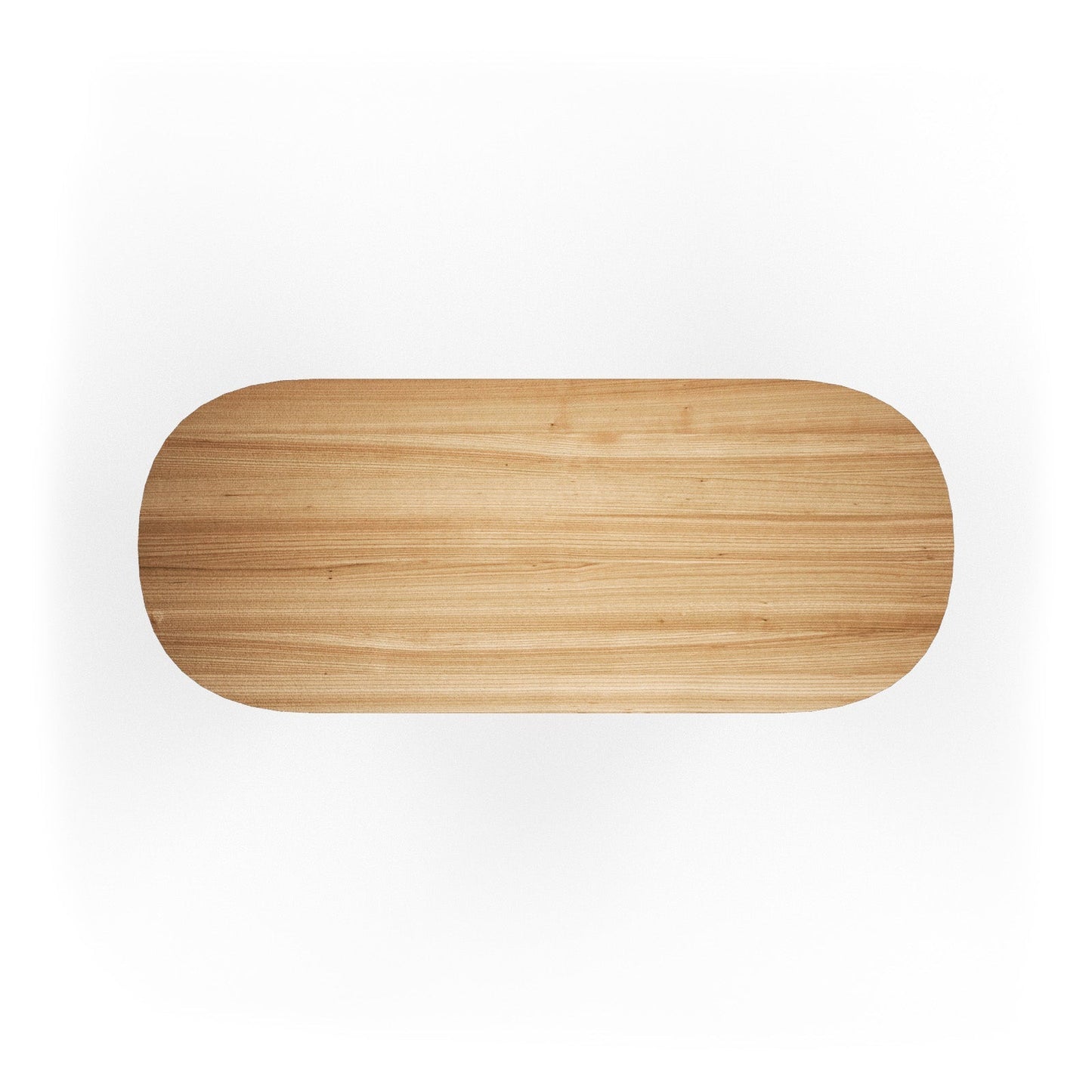 The Augustus Oval Table: Modern Architectural Centerpiece in Fluted Oak