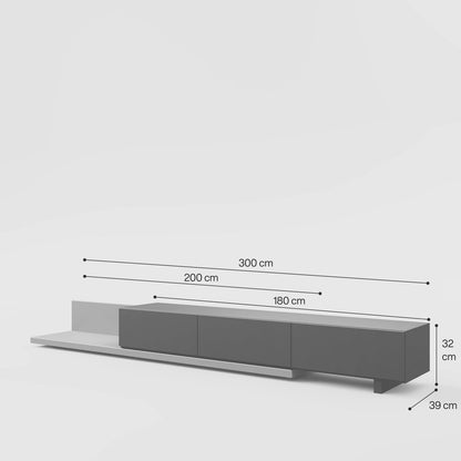 Ultra-Sleek Minimalist Media Console
