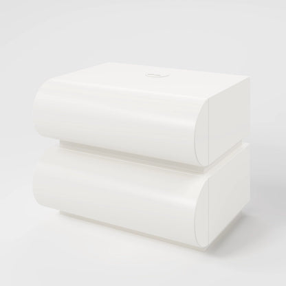 Arctic Capsule High Gloss Bedside Table