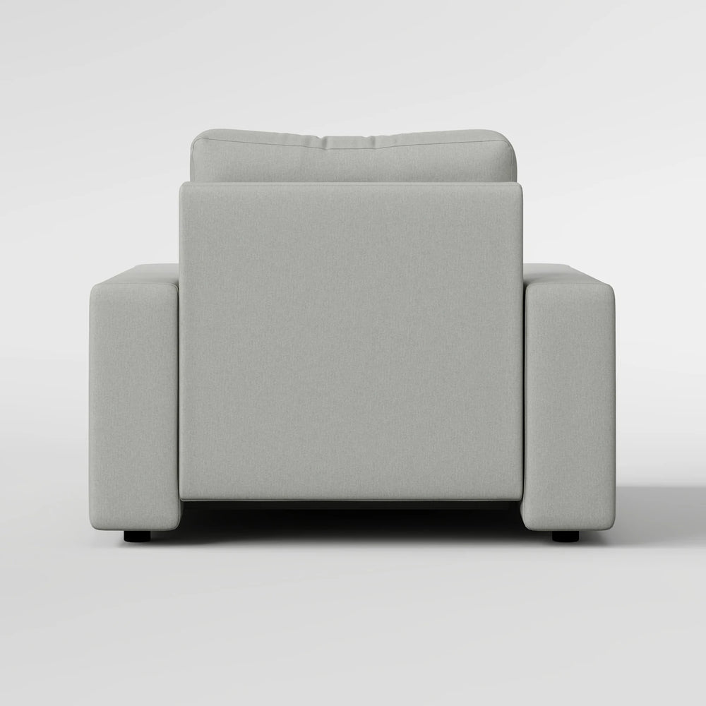 Sleek Boxy Accent Arm Chair