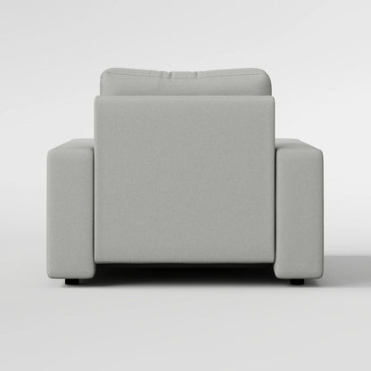 Sleek Boxy Accent Arm Chair