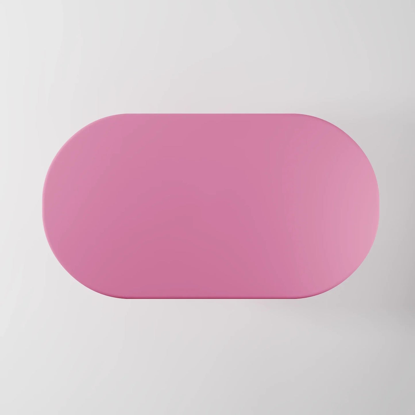 Contemporary Walnut Dining Table with Oversized Pillar Legs