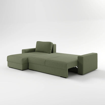 Emerald Mist Corner Sectional Sofa Bed