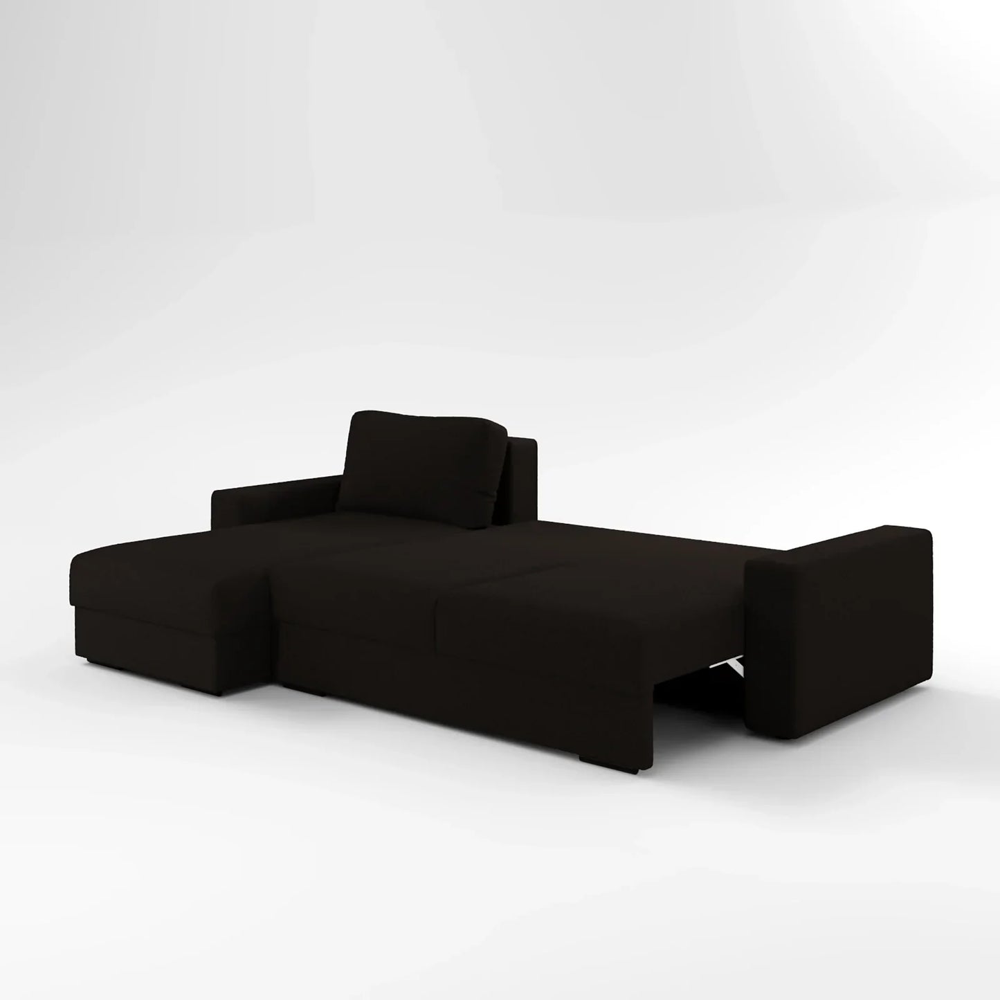 Earth-Tone Grand Sectional 4 Bed Sofa Bed