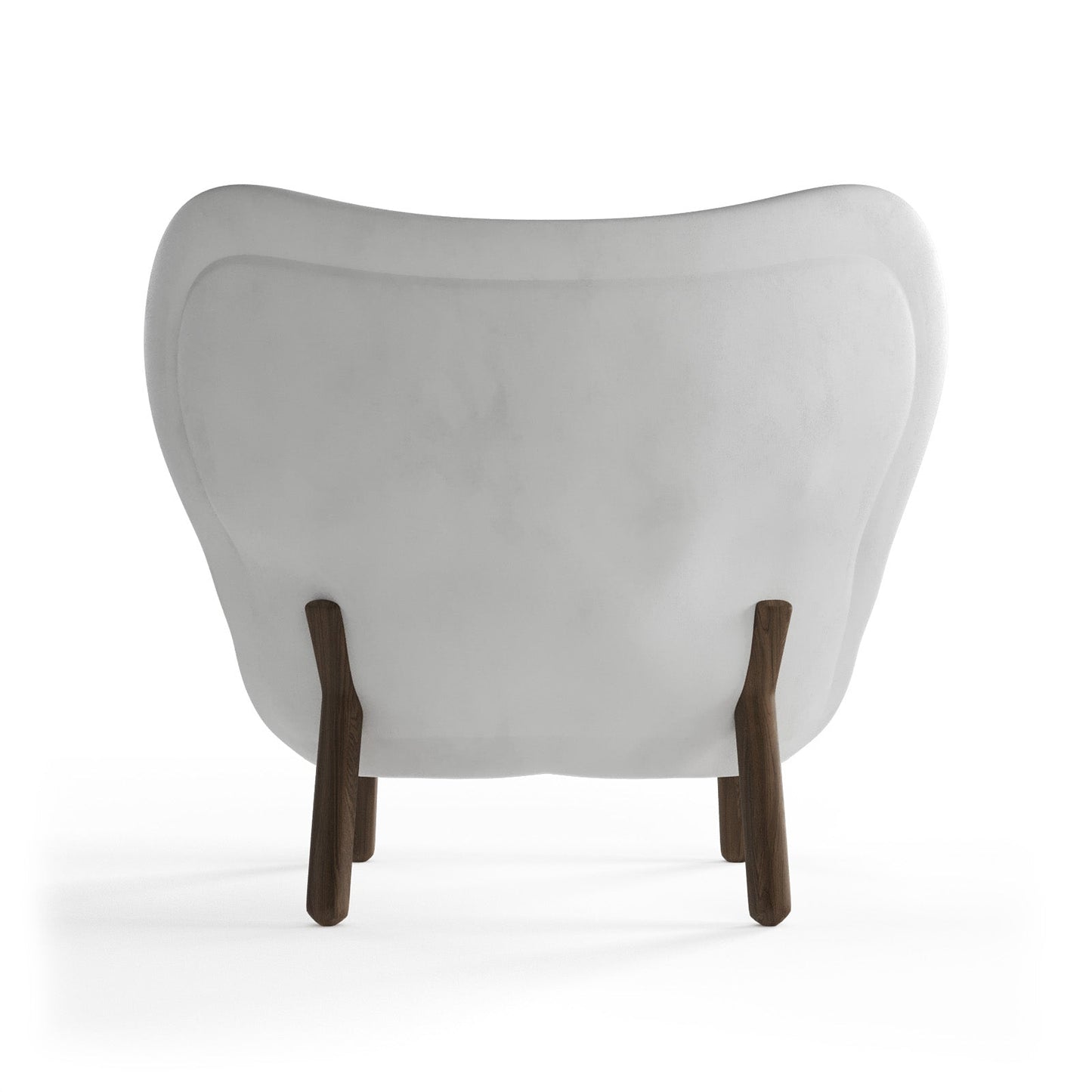 Scandi-Inspired Soft White Bouclé Occasional Arm Chair