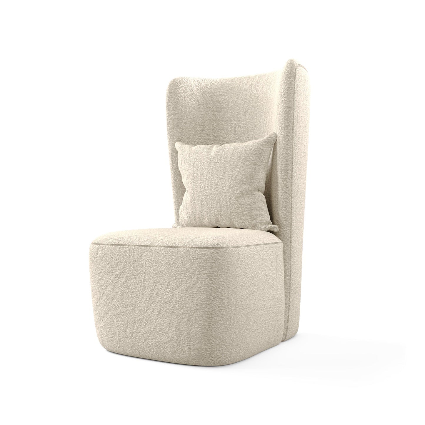 Sophisticated High-Back Occasional Arm Chair