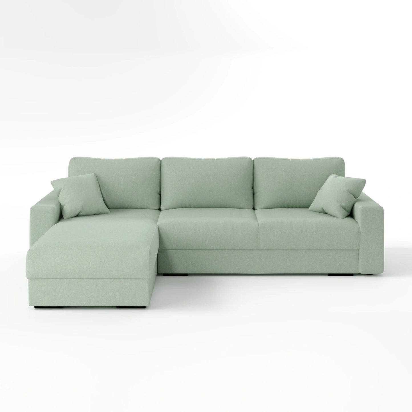 Emerald Mist Corner Sectional Sofa Bed