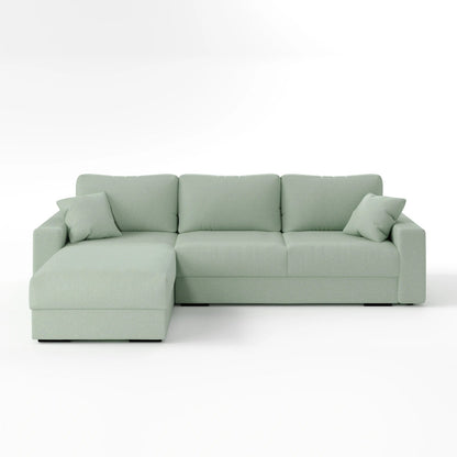 Emerald Mist Corner Sectional Sofa Bed